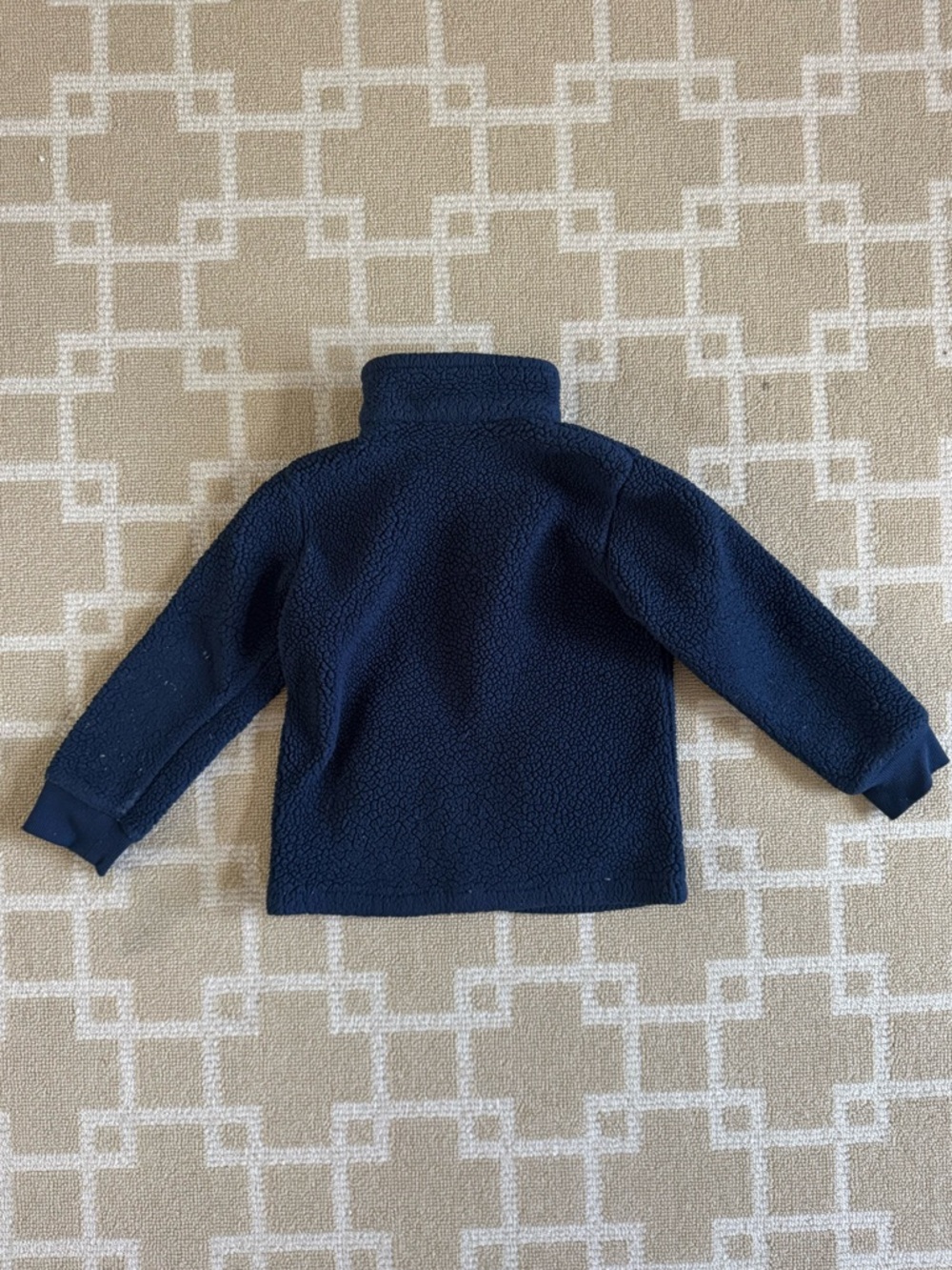 Columbia Sherpa Fleece Jacket Full Zip Navy Cozy Kids Size XS 6/7 - Picture 3 of 12